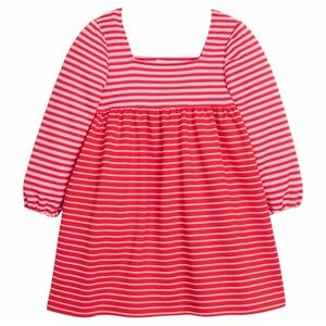 Striped Red Kids Dress